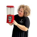 Machine à bonbons rouge - 37cm