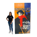 Toile vintage "Café Parisien" - 240cm