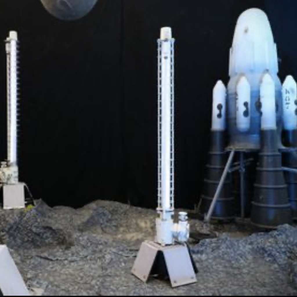 Tube lumineux spatial - 174cm