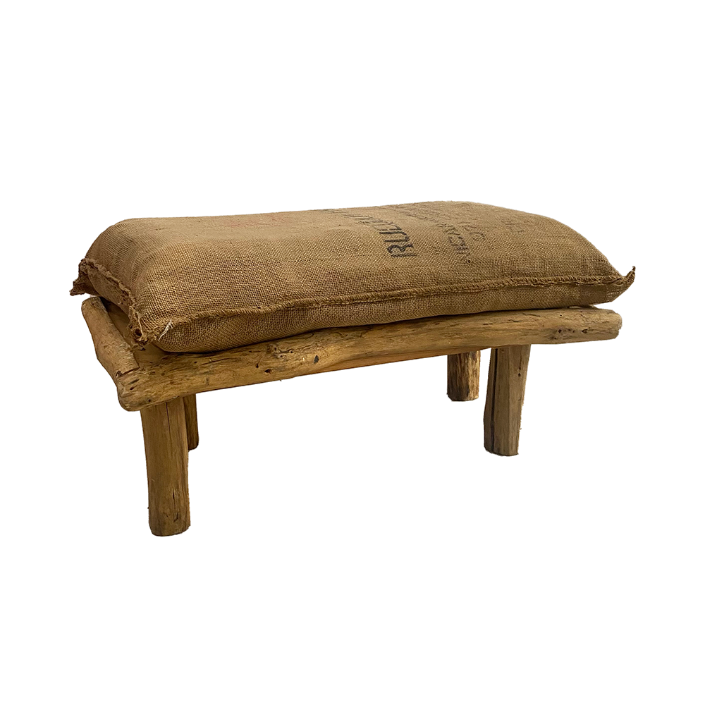 Banc sac de café - 98cm