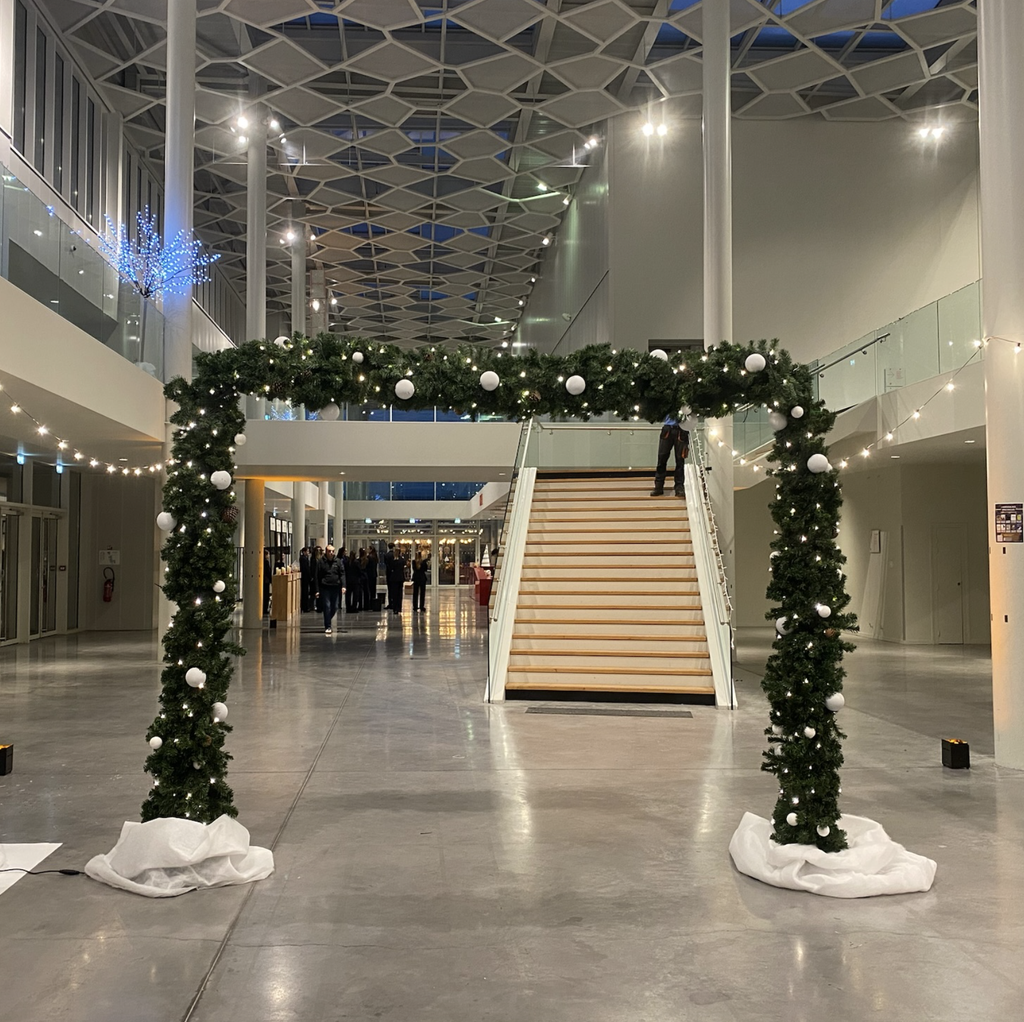 Arche de Noël décorée - 2,5x3m