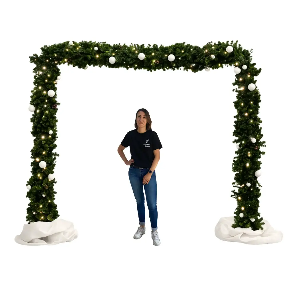 Arche de Noël décorée - 2,5x3m