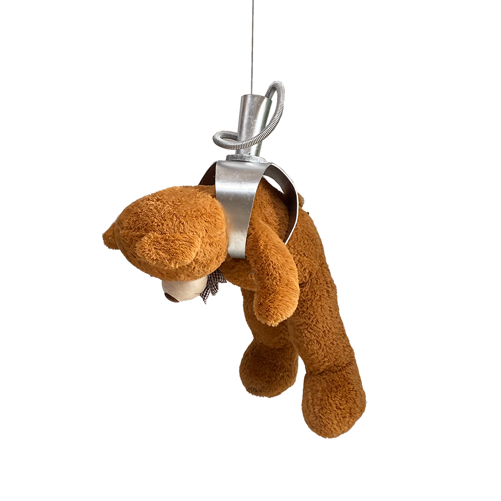 Pince fête foraine avec ourson