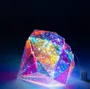 Diamant LED multicolore - 40cm