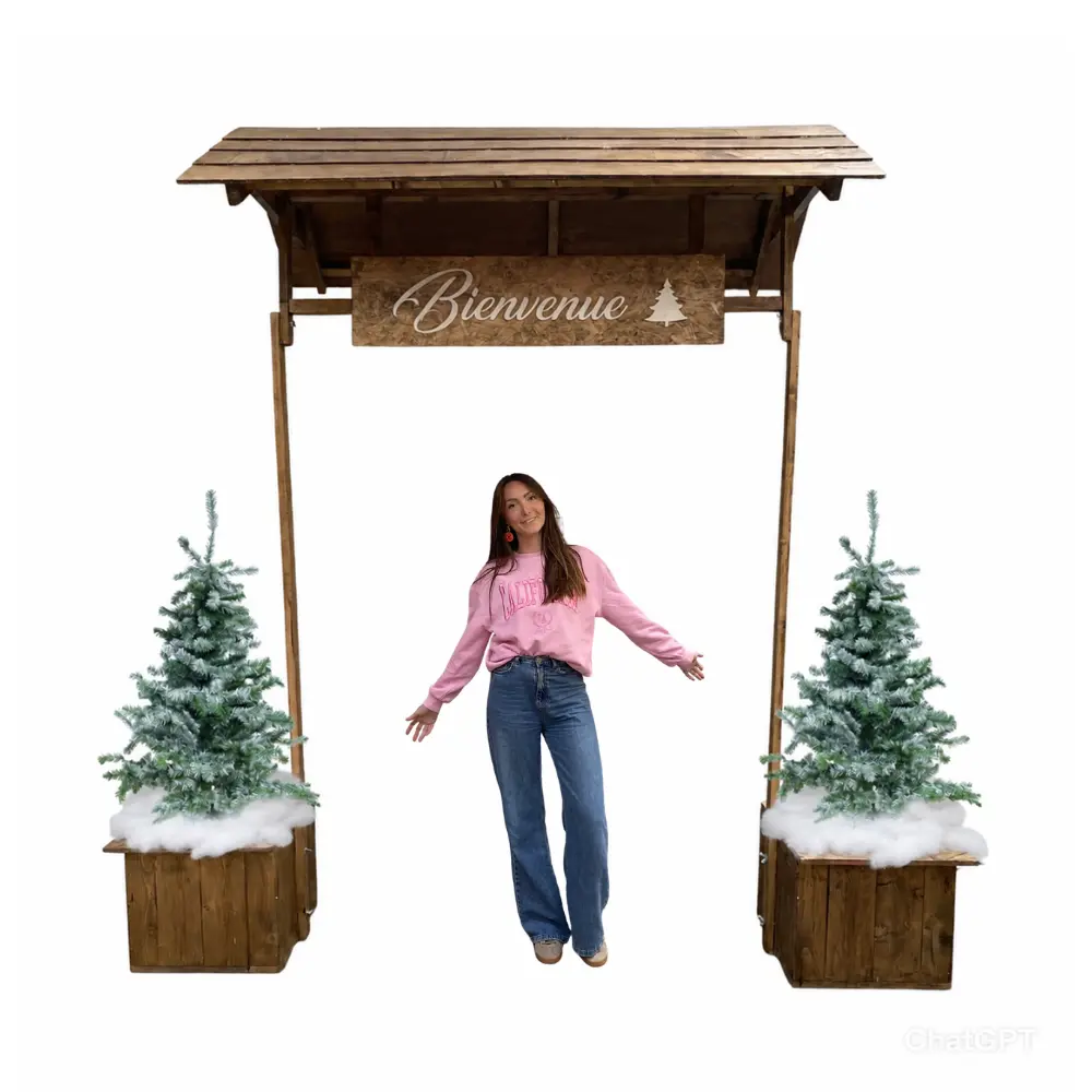 Arche d'entrée ski 