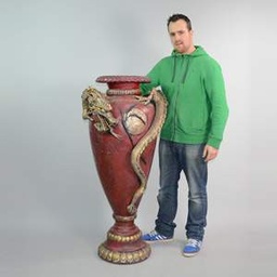 [locasi57] Vase avec dragon - 140cm
