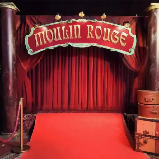 [locpar6] Pancarte "Moulin rouge" - 240cm