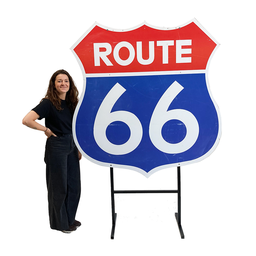 [locame58] Panneau "Route 66" - 210cm