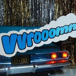 [locame34] Texte bande-dessinée "Vvrooomm" - 50cm