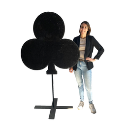 [loccas10] Symbole trèfle sequins - 170cm