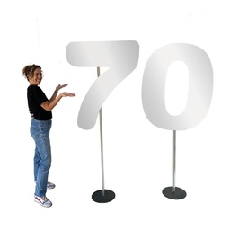 [loca702] Chiffres "70" - 190cm