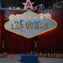 [loccas17] Panneau &quot;Welcome to fabulous Las Vegas&quot; - 290cm