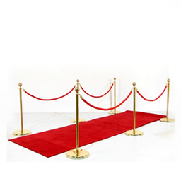 [locpar32] Tapis rouge 4m et potelets