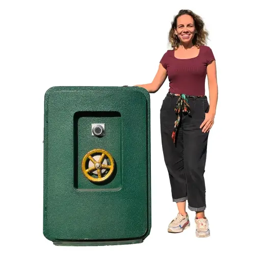 [locnew12] Coffre fort vert - 103cm