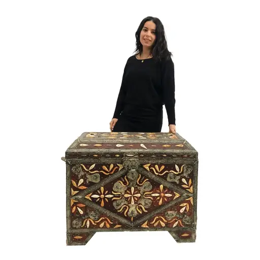 [locmin61] Coffre oriental - 70cm