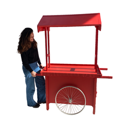 [locbar4] Chariot chinois rouge - 200cm