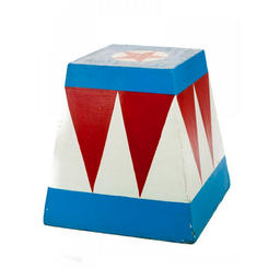 [loccir30] Piedestal bleu, rouge et blanc - 72cm