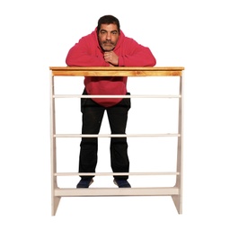 [locpla153] Garde corps de bateau - 112cm