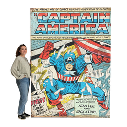 [locbds49] Toile comics Captain America - 244cm