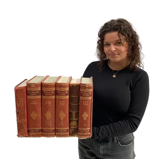 [lochar14] 6 livres anciens - 36cm