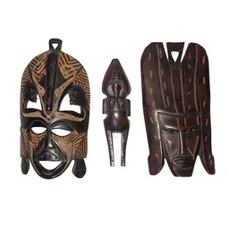 [locexp3] Curiosité : masques africains - 20cm