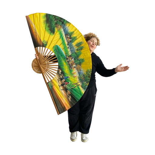 [locfar145] Éventail Asiatique - 140cm