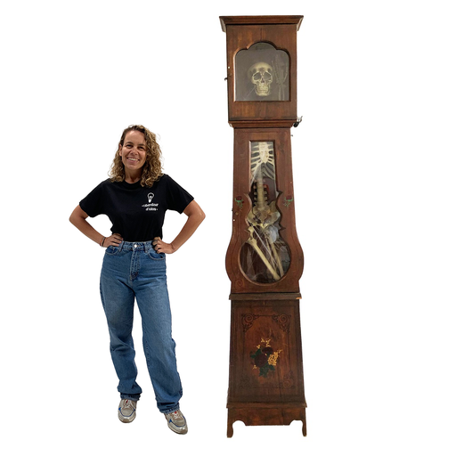 [locapm46] Horloge avec squelette - 235cm
