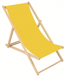 [locpla151] Chilienne de plage jaune - 120cm