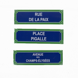 [locpar64] Enseigne "Avenue des champs Elysée"