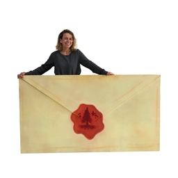 [locnoe181] Courrier Père Noël - 105cm