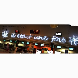 [locapm44] Lettrage lumineux "Il était une fois" - 10m