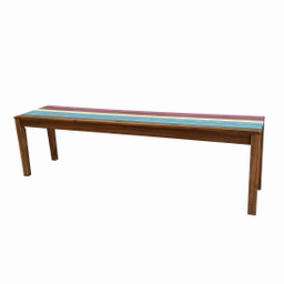 [locmob2] Banc teck coloré - 160cm