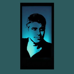 [loccin108] Panneau lumineux George Clooney 200cm