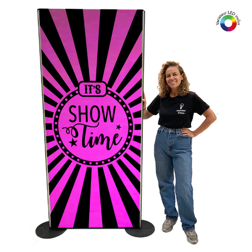 [loccir55] Panneau lumineux "Show Time" - 200cm