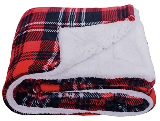 [locnoe251] Plaid à carreaux rouge ou vert