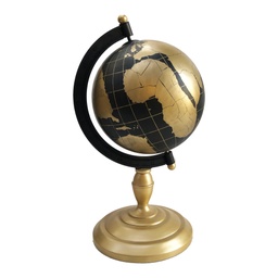 [locexp39] Mappemonde or et noire - 100cm