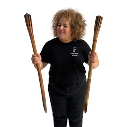 [locexp42] Torche en bambou - 80cm