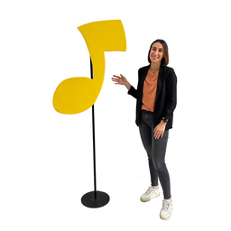 [locmus13] Note de musique sur pied - 170cm