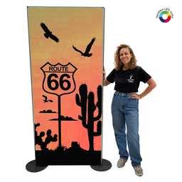 [locame92] Panneau lumineux route 66 - 200cm