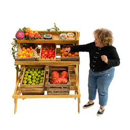 [locprv1] Présentoir de marché - 160cm