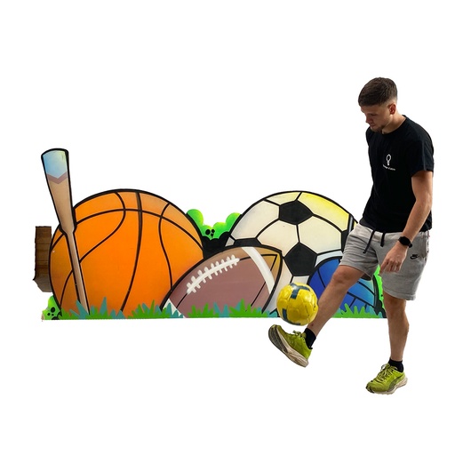 [locspo37] Fond sportif - 120cm