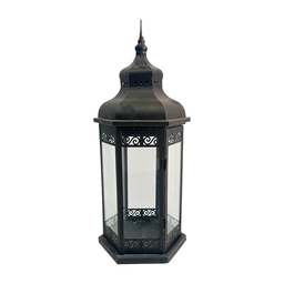 [locmin11] Lanterne noire orientale - 50cm
