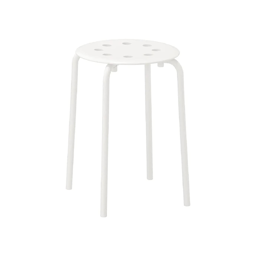 [locmob24] Tabouret blanc