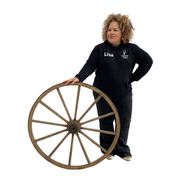 [locfar31] Roue de chariot - 100cm