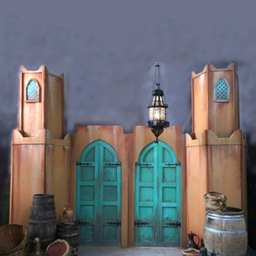 [locmin50] Façade porte orientale - 352cm