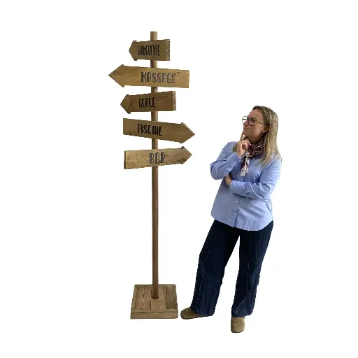 [locnoe24] Panneau directionnel personnalisable - 210cm