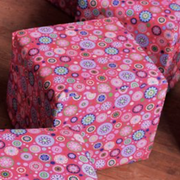 [locmob73] Pouf fleuri - 39cm
