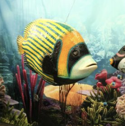[locpla12] Poisson rayé - 117cm