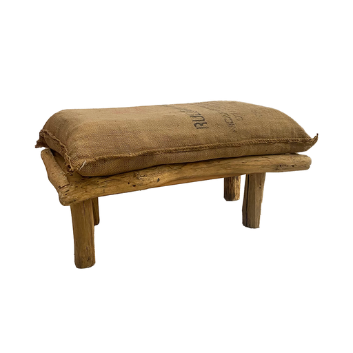 [locpla143] Banc sac de café - 98cm