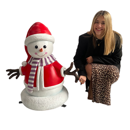 [locnoe54] Petite fille bonhomme de neige - 91cm